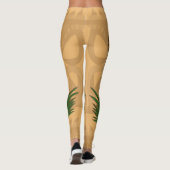 Dinosaur Tiki Totem Leggings (Achterkant)