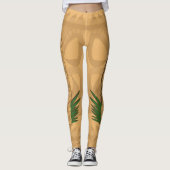 Dinosaur Tiki Totem Leggings (Voorkant)