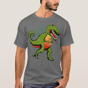 Dinosaur Tre Pizza Graphic Pizza Lover Italy Foo T-shirt