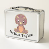 Dinosaur Triceratops Kinder Lunchbox (Achterkant)