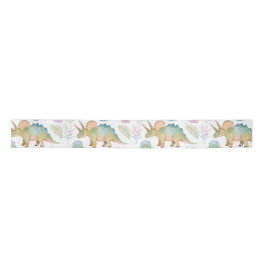 Dinosaur Triceratops Party Ribbon Lint
