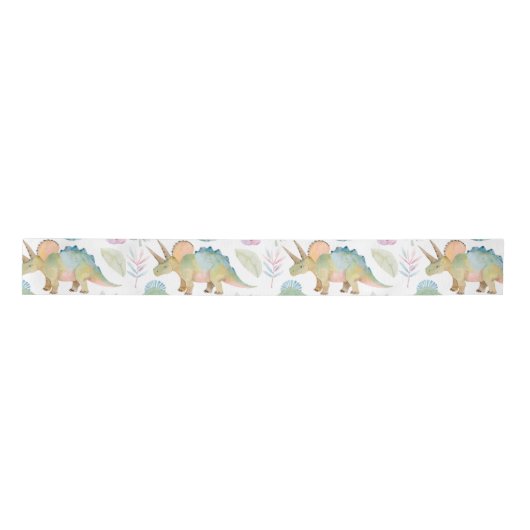 Dinosaur Triceratops Party Ribbon Lint (Voorkant)
