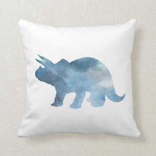 Dinosaur (Triceratops) Silhouette Kussen