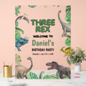 Dinosaur Trois rex Anniversaire Invitation T Rex P (Mariage)