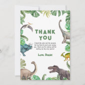 Dinosaur Trois rex Anniversaire Invitation T Rex P (Devant)