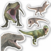 Dinosaur Tyrannosaurs T-rex Sticker (Voorkant)