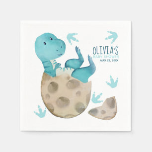 Dinosaur Tyrannosaurus Rex Boy Baby shower Servet
