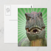 Dinosaur Tyrannosaurus rex Briefkaart (Voorkant / Achterkant)