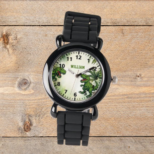 Dinosaur Tyrannosaurus Rex oerwoud Horloge