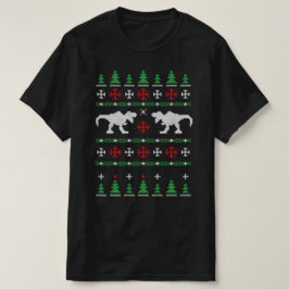 dinosaur Ugly KerstSweater T-shirt