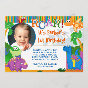 Dinosaur Uitnodiging - Kinderen van Birthday
