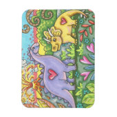 DINOSAUR VALENTINE MAGNET PRÉHISTORIQUE (Vertical)