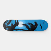 Dinosaur van de nacht skateboard (Horizontaal)