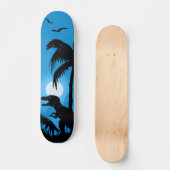 Dinosaur van de nacht skateboard (Voorkant)
