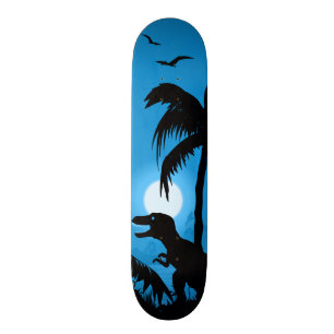 Dinosaur van de nacht skateboard