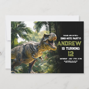 Dinosaur verjaardagsuitnodiging, Dino-Mite T Rex-v Kaart