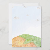 Dinosaur verjaardagsuitnodiging kaart (Achterkant)