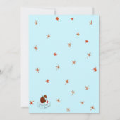 Dinosaur waterverf schattige verjaardag kaart (Achterkant)