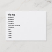 Dinosaur White Visitekaartje (Achterkant)