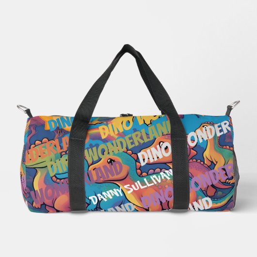 Dinosaur Wonderland Sac Duffel pour enfants (Recto)