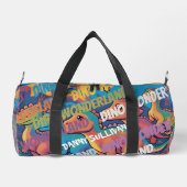 Dinosaur Wonderland Sac Duffel pour enfants (Verso)