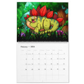 DINOSAUR WORLD CALENDAR 2023 : Calendrier pour enf (Feb 2026)