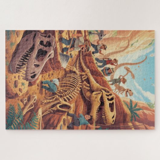 Dinosaur world discovery dig Puzzle (Horizontal)