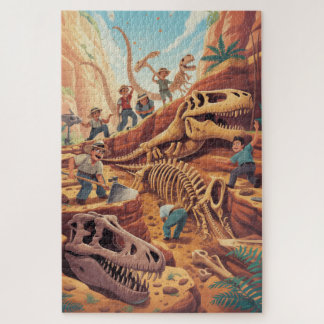 Dinosaur world discovery dig Puzzle