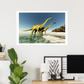 DINOSAUR WORLD PRINT (Thuiskantoor)