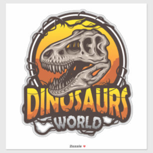  Dinosaur World Stickers