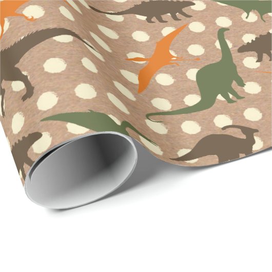 Dinosaur Wrapppapier Cadeaupapier (Rol Hoek)