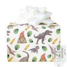 Dinosaur wrapppapier