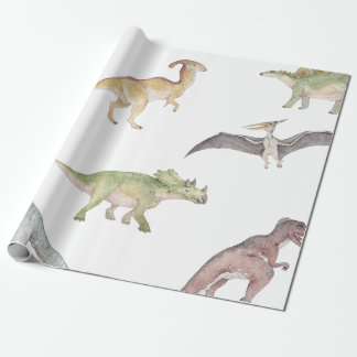 Dinosaur wrapppapier cadeaupapier