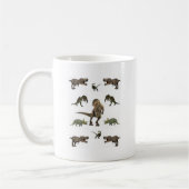Dinosaur wrapppapier koffiemok (Links)