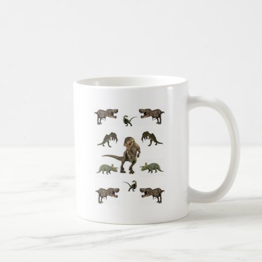 Dinosaur wrapppapier koffiemok (Rechts)