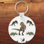 Dinosaur wrapppapier sleutelhanger (Voorkant)