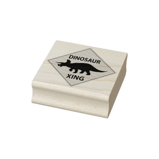 Dinosaur Xing Rubberstempel (Stempel)