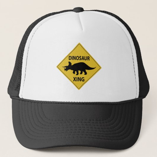 Dinosaur Xing Trucker Pet (Voorkant)