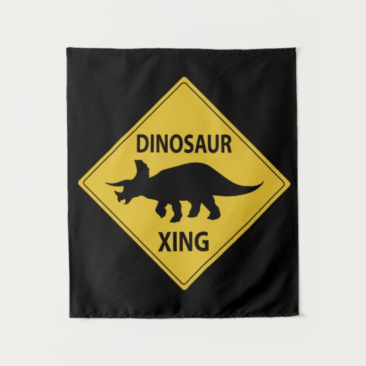Dinosaur Xing Wandkleed (Voorkant)