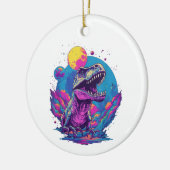 Dinosaur Xmas Tree Buffalo Pset Trex Dinosaur Chr Keramisch Ornament (Links)