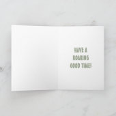 Dinosaur Young Child Birthday Kaart (Binnen)