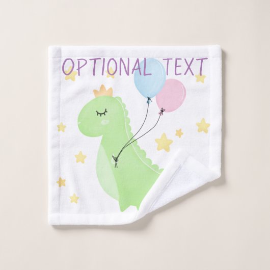 Dinosaure à ballons (Gant de toilette)