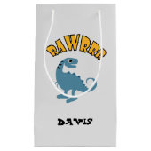 Dinosaure bébé design - Sac cadeau - Petit (Devant)