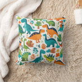 Dinosaure Caractère Coussin Cushion (Couverture)