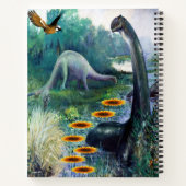 Dinosaure Carnet spirale (Dos)