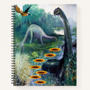 Dinosaure Carnet spirale