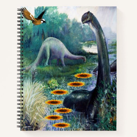 Dinosaure Carnet spirale (Devant)