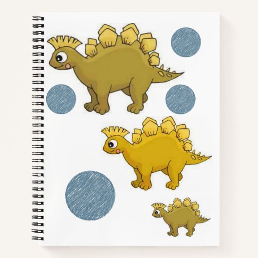 Dinosaure Carnet spirale (Devant)