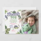 Dinosaure Carte de remerciements (Devant)