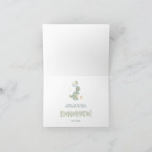 Dinosaure Carte de remerciements (Intérieur)